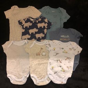 Lot of Carter Onesies